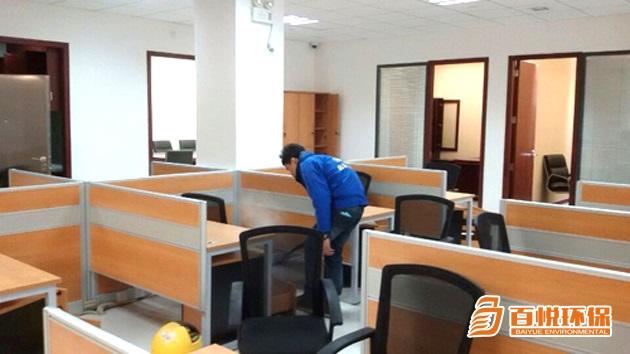 辦公樓不通風如何除甲醛？佛山百悅環保有方法