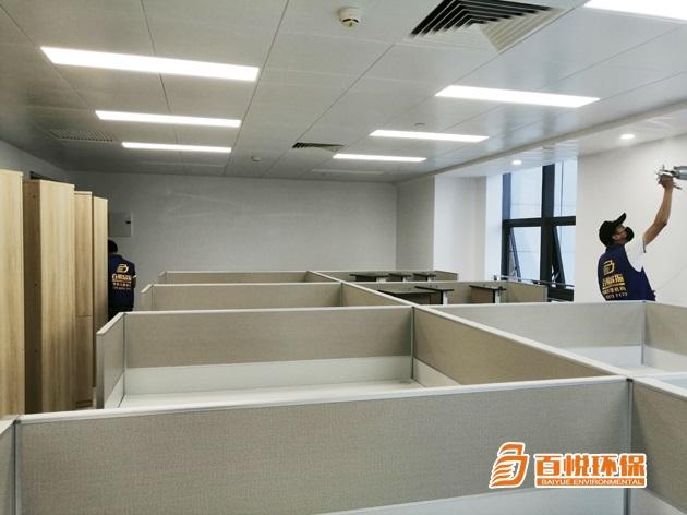 辦公樓不通風如何除甲醛？佛山百悅環保有方法